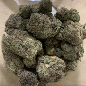 Freshly cured Zoap Strain nugs for sale at TheGreenDrop dispensary.